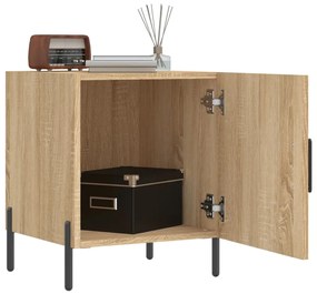 Mesa cabeceira 40x40x50 cm derivados de madeira carvalho sonoma