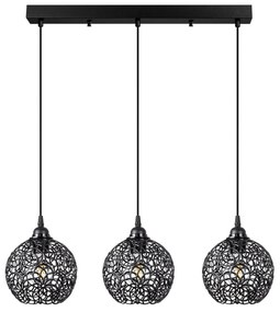 Candeeiro de Teto Hay – Preto – 69 x 17 x 113 cm