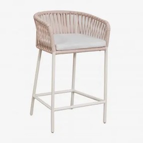 Banco Alto Arhiza Tapioca Bege & ↑65 Cm - Sklum