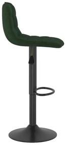 Bancos de bar 2 pcs veludo verde-escuro