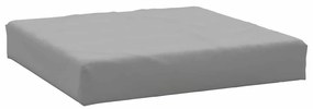 Almofadões p/ móveis de paletes 2 pcs tecido oxford cinzento