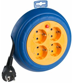 Enrolador de cabos Solera 7429 4 Tomadas 3 m