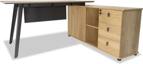 Secretária Executiva Com Armário Sale 1600x750x750mm Riva