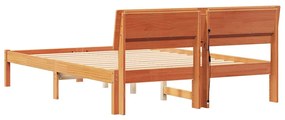 Estrutura da Cama Castanho-mel 140 x 190 cm