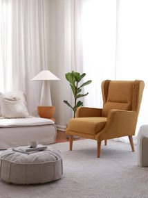 Cadeira Wing Klam – Mostarda – 78x94x70 cm