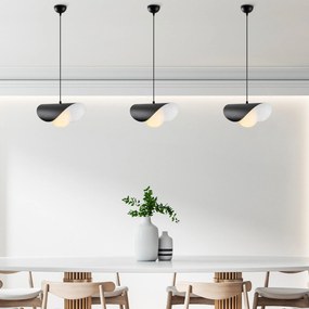 Chandelier Camel 6 – Preto/Branco – 32 x 38 cm