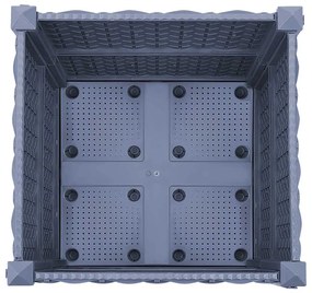 Canteiro elevado 40x40x38 cm polipropileno