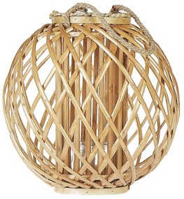 Lanterna decorativa castanha claro SAMOA Beliani