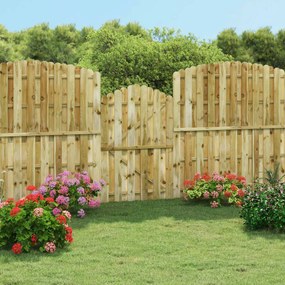 vidaXL Portão de jardim 100x150 cm pinho impregnado