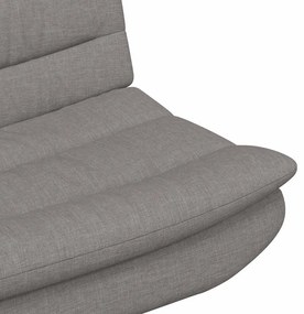 Cadeira Giratória Taupe Tecido Uma Pessoa Elegante