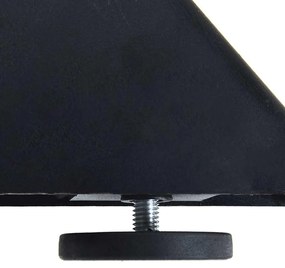 Pé de mesa de jantar em formato de aranha, antracite, 150x78x(72-73) c