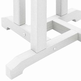 Mesa de Bar Branca 55x55x107 cm HDPE