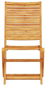 Conjunto de Jantar de Jardim 7 pcs Madeira Largo Madeira Sólida