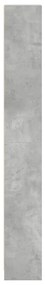 Estante 40x24x176 cm derivados de madeira cinzento cimento