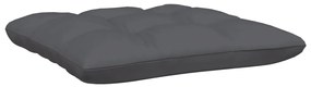 5 pcs conjunto lounge de jardim c/ almofadões pinho maciço