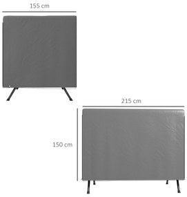 Capa Protetora para Baloiço de Jardim de 3 Lugares 215x155x150 cm Impe