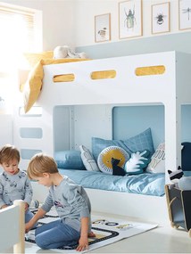 -100€ diretos: Beliche Montessori, tema Fuji branco claro liso