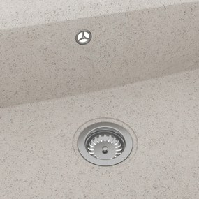 Pia de Cozinha Bege 790x500x193 mm Granito