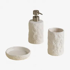Conjunto De Banheiro Em Grés Zolave Cinza Cromado - Sklum