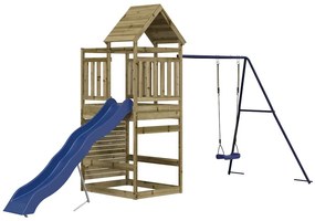 Conjunto de brincar para exterior madeira de pinho impregnada