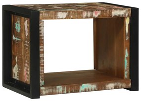 vidaXL Cubo de Parede Castanho Madeira Reforçada Sólida