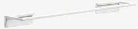 Toalheiro Adesivo De Parede Com Barra 45 Cm Para Casa De Banho Em Aço Inoxidável Jalter Branco - Sklum