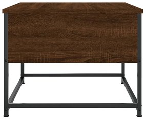 Mesa centro 51x51x40 cm derivados de madeira carvalho castanho
