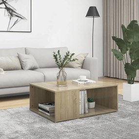 Mesa de centro 90x67x33 cm derivados de madeira carvalho sonoma