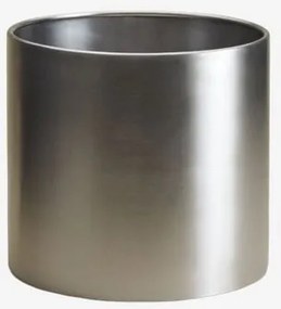 Vaso De Plantas Redondo Para Exterior Em Aço Inoxidável Auraia Ø35 Cm - 35 Cm - Sklum