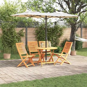 vidaXL Conjunto de Jantar de Jardim 5 Peças - Madeira de Acácia