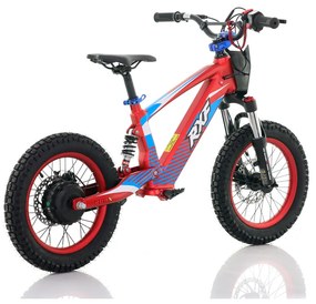 Bicicleta elétrica infantil 350W 16" Roan RXF Evo-S Vermelha