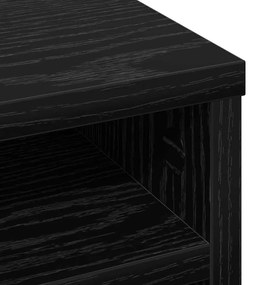 Organizador de Mesa Carvalho Preto 36x26x29,5 cm Madeira Derivada