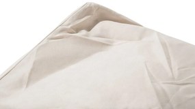 Pufe poltrona creme SIESTA Beliani