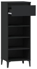 Sapateira 40x36x105 cm derivados de madeira preto