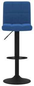 Bancos de bar 2 pcs veludo azul