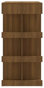 Mesa de bar c/ prateleiras derivados madeira carvalho castanho