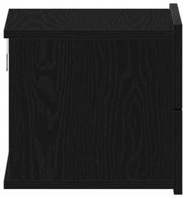 Cabeceira de Cama vidaXL Preta de Carvalho 40x30x30 cm em Madeira Comp