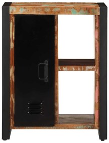 Aparador multicor 55x35x70 cm madeira maciça recuperada