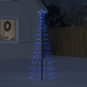 Iluminação p/ árvore de Natal c/ estacas 220 LEDs 180 cm azul