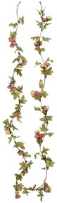 Grinaldas de flores de Natal 6 pcs 215 cm rosa