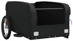 Reboque para bicicleta 45 kg ferro preto