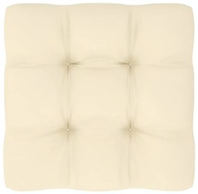 5 pcs conjunto lounge de jardim com almofadões pinho maciço