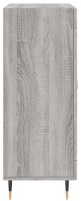 Aparador 69,5x34x90 cm derivados de madeira cinzento sonoma