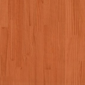 Cama para idosos 140x200 cm madeira pinho maciça castanho cera