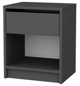 Mesa de Cabeceira Sheridan - Antracite - 44,6x35,9x52,8 cm