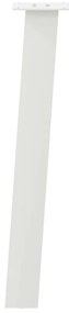 Pés de mesa de console 4 peças, branco, 72 cm, aço