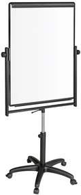 Quadro Branco Tripé 70x100cm Flip Chart com Rodas Preformer