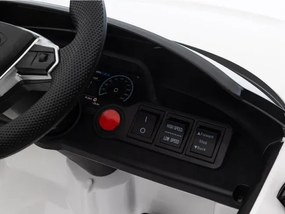 Carro elétrico para crianças Audi RS e-tron GT 12V com Pneus de borracha Branco
