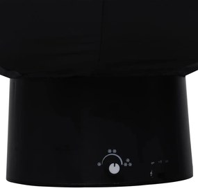 Árvore Natal c/ neve base formato guarda-chuva 75 cm PVC preto