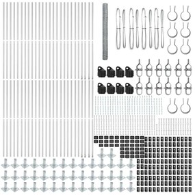 Cerca Hexagonal vidaXL 1,6 x 100 m Aço Galvanizado